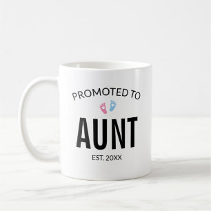 Caneca De Café Promovido ao Anúncio de Tia de Gravidez