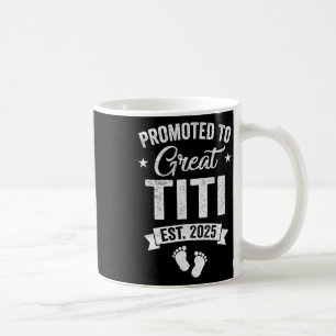 Caneca De Café Promovido Ao Excelente Titi Est 2025 Anúncio De Gr