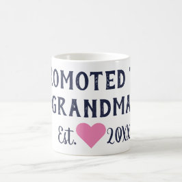 Caneca De Café Promovido Ao Marinho Da Vovó E À Torta Rosa Brilha