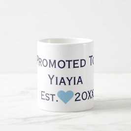 Caneca De Café Promovido ao Marinho Yiayia e ao Blue Mug