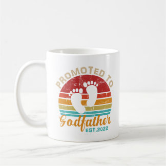 Caneca De Café Promovido ao Padrinho Est. 2022