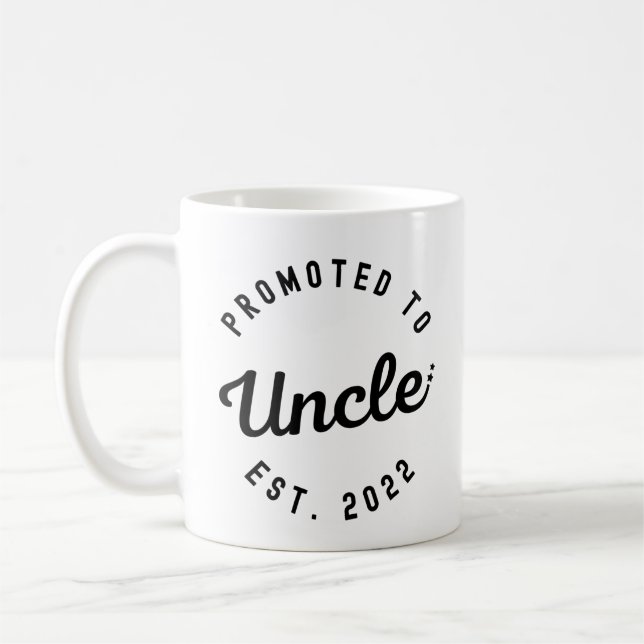 Caneca De Café Promovido ao tio Est. Novo Tio 2022 (Esquerda)