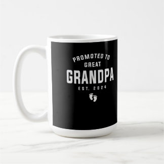 Caneca De Café Promovido Ao Vovô Excelente Para O Final De 2024