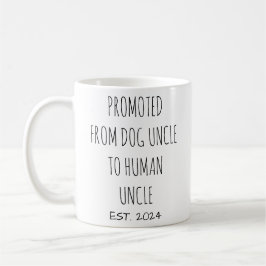 Caneca De Café Promovido Do Tio Cachorro Ao Tio Humano 2024
