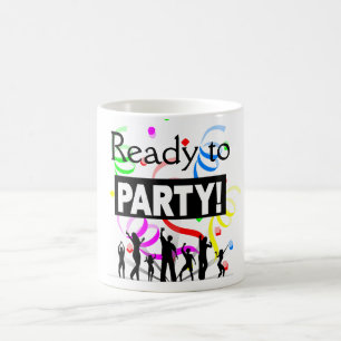 Caneca de Café Pronto Para a Festa