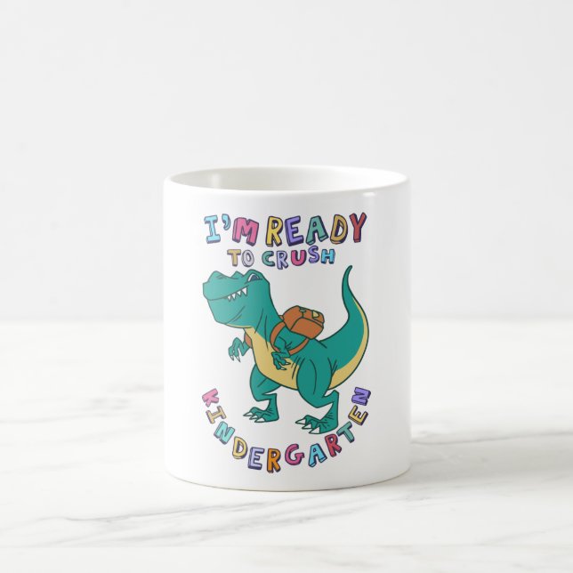 Caneca De Café Pronto para arrasar o jardim de infância (Centro)