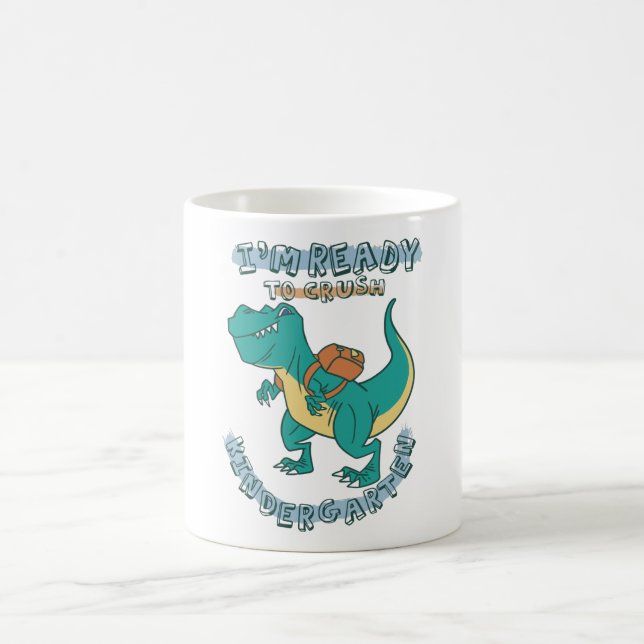 Caneca De Café Pronto para arrasar o jardim de infância (Centro)