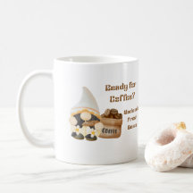 Pronto para café com Gnome e Saco de Feijão