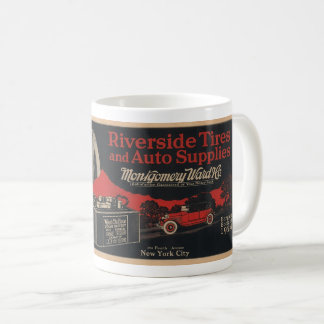 CANECA DE CAFÉ PROPAGANDA DE 1924 PARA PNEUS RIVERSIDE ANTIGO!