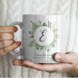 Caneca De Café Proposta Personalizada de Damas de Honra para a No