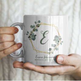 Caneca De Café Proposta Personalizada de Damas de Honra para a No
