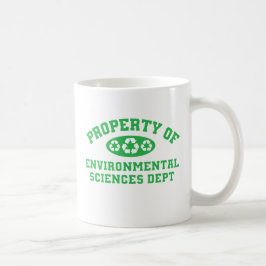 Caneca De Café Propriedade Das Ciências Ambientais