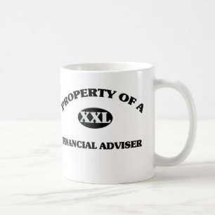 Caneca De Café Propriedade de um CONSELHEIRO FINANCEIRO