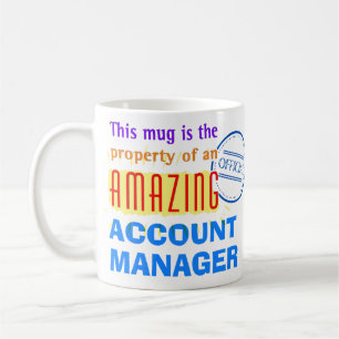 Caneca De Café Propriedade de um incrível gerente de contas