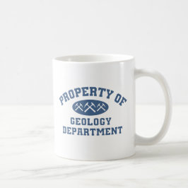 Caneca De Café Propriedade do departamento da geologia