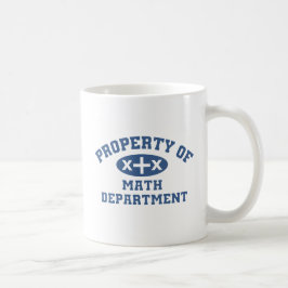 Caneca De Café Propriedade do departamento da matemática