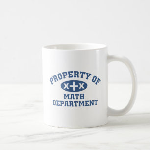 Caneca De Café Propriedade do departamento da matemática