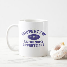 Caneca De Café Propriedade Do Departamento De Astronomia