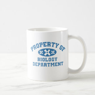 Caneca De Café Propriedade do Departamento de Biologia