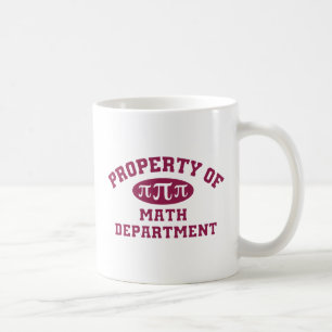 Caneca De Café Propriedade Do Departamento De Matemática