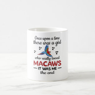 Caneca De Café Proprietário da Macaw Oferece Presente Escarlate 