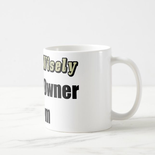 Caneca De Café Proprietário ou vítima de arma (Direita)