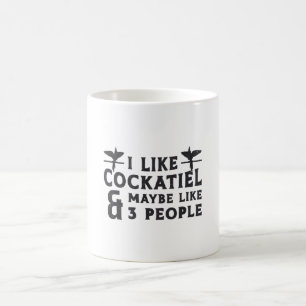 Caneca De Café Proprietários De Cockatiel Eu Gosto De Pássaros 