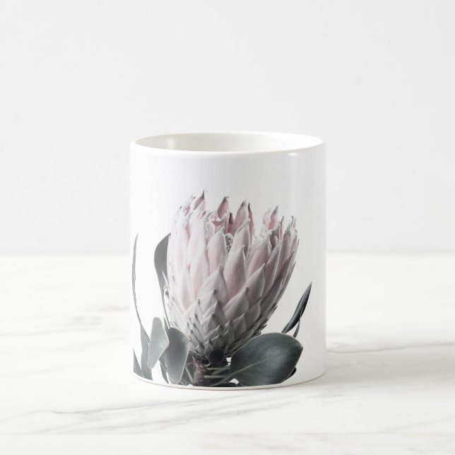 Caneca De Café Protea cor-de-rosa bonito (Centro)