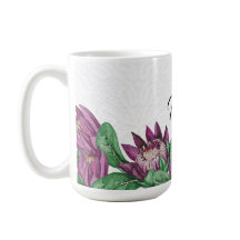 Protea Rei Aquarela Pintada à Mão