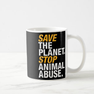 Caneca De Café Proteção Ambiental Bem-Estar Animal Vegano Terra