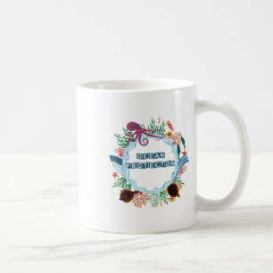 Caneca De Café Proteção ambiental Conservação da Natureza, Ocea