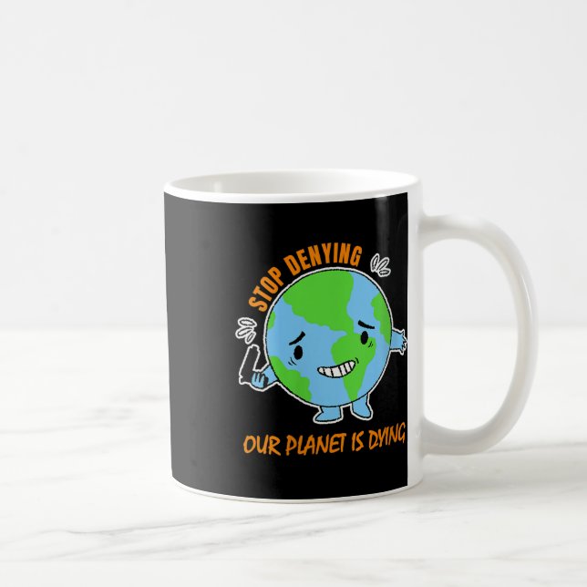 Caneca De Café Proteção Ambiental das Mulheres Alterações Climáti (Direita)