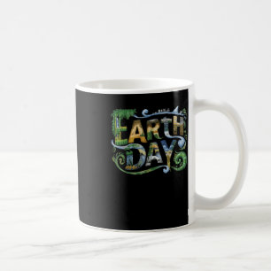 Caneca De Café Proteção Ambiental do Dia da Terra Salvar Árvore &