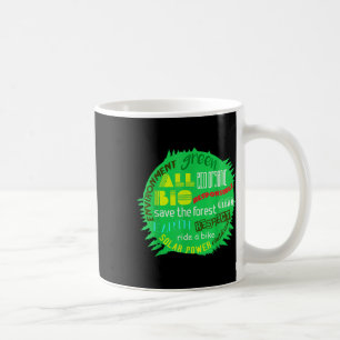 Caneca De Café Proteção Ambiental Em Torno Da Floresta Mundial L