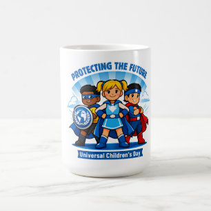 Caneca De Café Protegendo o Futuro Dia Universal da Criança