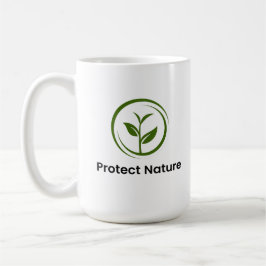 Caneca De Café Proteger a Natureza