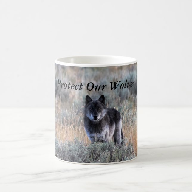 Caneca De Café Proteger Lobos Coffee Mug (Centro)