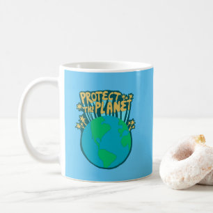 CANECA DE CAFÉ PROTEGER O PLANETA SALVAR O ECOLÓGICO DA TERRA