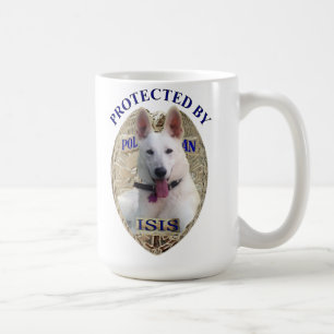 Caneca De Café Protegido pelo Isis
