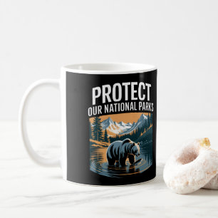 Caneca De Café Proteja nossos parques nacionais