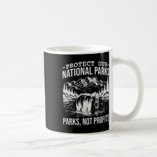 Caneca De Café Proteja Nossos Parques Nacionais Caminhada Naturez
