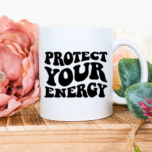 Caneca De Café Proteja o seu canhão de energia
