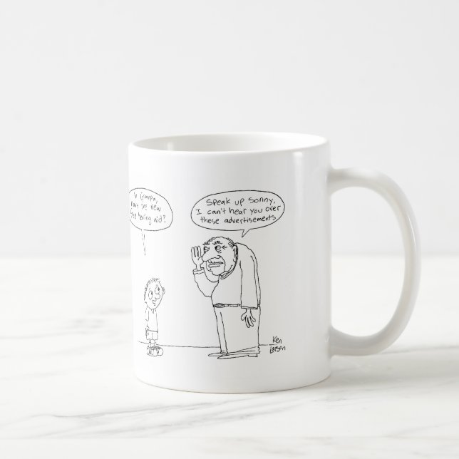 Caneca De Café Prótese auditiva livre (Direita)