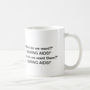 Caneca De Café Próteses auditivas