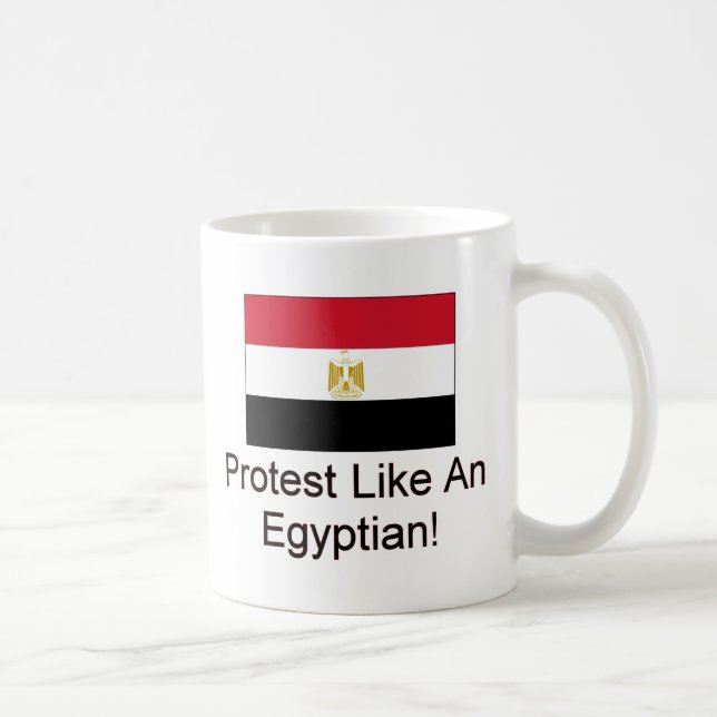 Caneca De Café Protesto Como Um Egípcio (Direita)