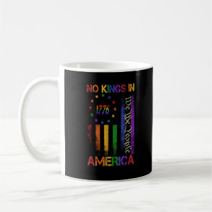 Caneca De Café Protesto Patriótico Sem Reis Na América