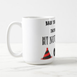 Caneca De Café Protesto sobre a proibição de coisas piadas engraç