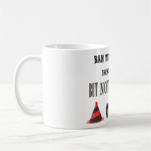Caneca De Café Protesto sobre a proibição de coisas piadas engraç