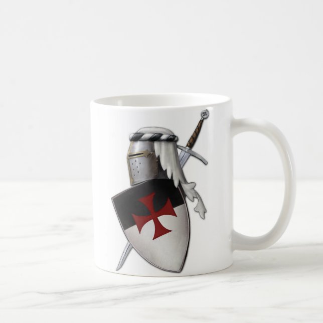 Caneca De Café Protetor de Templar dos cavaleiros (Direita)