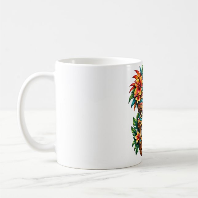 Caneca de Café Protetor do Escudo de Hibisco (Esquerda)